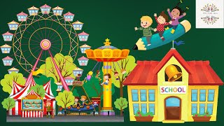 Where are you going Places Song Buildings in my Neighborhood Nursey Rhymes amp Songs for Preschool [upl. by Nabla]