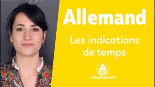 Les indications de temps  Allemand  Collège  Les Bons Profs [upl. by Aihset]