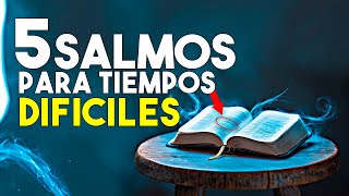 5 Salmos PODEROSOS para tiempos DIFICLES según la BIBLIA [upl. by Hcardahs831]