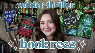 winter thriller book recommendations 2024  snowy isolated holiday amp underrated thriller recs [upl. by Cryan83]