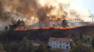 Forest Fire  Incêndio em Valongo [upl. by Krug]