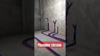 Installation plomberie chauffage central avec plombier chrono اعمال التدفئة المركزية و الترصيص [upl. by Chaille477]