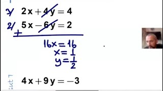 Canlı Matematik Dersleri 4  Denklem Sistemleri [upl. by Yssak934]