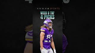 Week 8 NFL Thursday Night Football Vikings Rams  4 Best Player Props [upl. by Odericus771]