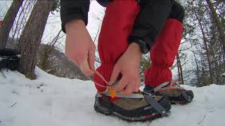 How to put on crampons  Video Guide [upl. by Blanca]