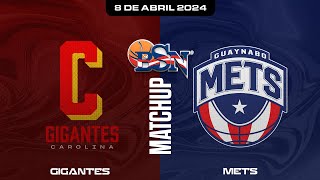 Gigantes de Carolina vs Mets de Guaynabo  BSN2024 [upl. by Luar]