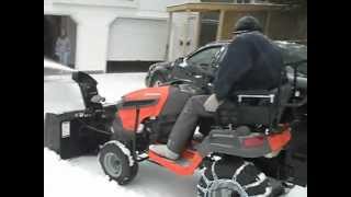 Adapted SnowblowerLawn Tractor for C5 Quadriplegic [upl. by Aniweta336]