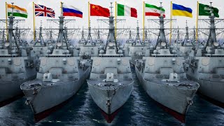 Frigates Fleet Strength by Country 2024 [upl. by Cogen]