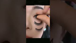 Magnetic eyelashes 😍 u need this eyelashes makeup grwm eyes shorts trending [upl. by Marjana]