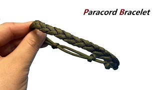 60SECOND Make a Single Strand Paracord Bracelet paracordbracelet bracelet [upl. by Fausta327]