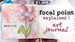 Mini Journal Page  Make your own FOCAL POINT [upl. by Ahsekam118]