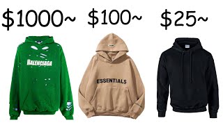 WHAT IS THE BEST PRICE RANGE FOR A HOODIE [upl. by Nauqyt]