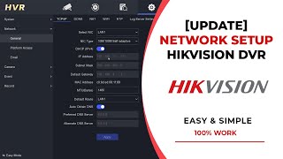 NEW UPDATE Hikvision Online Setup  Hikvision DVR Network Setup [upl. by Aicirtam141]