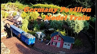 Germany Pavilion Miniature Model Train Epcot Orlando May 2017 [upl. by Yerga]