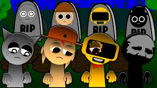 INCREDIBOX SPRUNKI RIP SAD STORY TUNNER BLACK GRAY GARNOLD Cartoon Animation [upl. by Andee413]