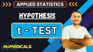 t test  Numerical  Hypothesis  Applied Statistics  Advanced Mathematics  Btech  Bcom BSc BCA [upl. by Beryl]