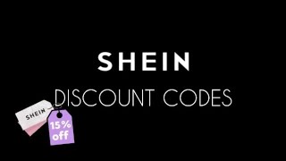 SHEIN COUPON CODES 2023  ALL ACTIVE SHEIN DISCOUNT CODES [upl. by Aeriell]