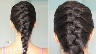 How To Basic French Braid [upl. by Oirevlis]