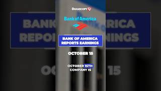 Bank of America reports earnings October 15 bankofamerica earningsreport [upl. by Behm]