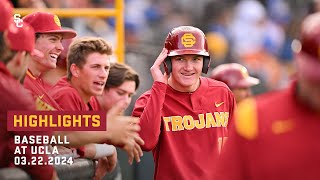 Baseball  USC 15 UCLA 2 Highlights 32224 [upl. by Rowena201]