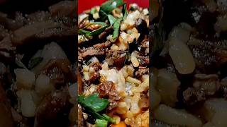 Food I The secret of my best vegetable snack with wild meat in the video shorts food meat [upl. by Anela514]