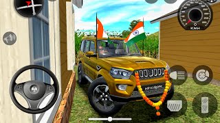 Indians Mahindra Scorpio SUV Driving Gadi Wala Game  Car Game Android Gameplay [upl. by Naujad579]