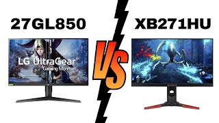 LG 27GL850 vs Acer XB271HU  Which Monitor Is Better [upl. by Llewol]