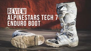 Alpinestars Tech 7 Boot Review  Dirt Bike Boot Review [upl. by Templer]