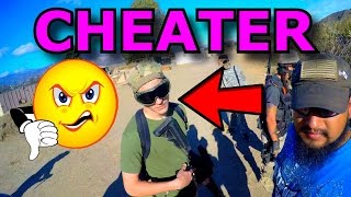 Airsoft CHEATER Draws Blood with 500FPS DMR Airsoft Gameplay Argument [upl. by Oiramed]