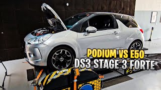 Podium VS Mistura E50 em um Citroen DS3 Stage 3 full [upl. by Meedan]