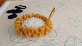 Punch Needle Pillow Tutorial by Chloe Art Crafts [upl. by Schiro]