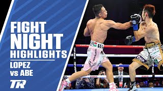 Luis Alberto Lopez Tears Up Reiya Abes Eye In TKO Win  FIGHT HIGHLIGHTS [upl. by Hgielrebma455]