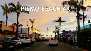 Pismo Beach 4K Driving Tour  California Coast Sunset Drive [upl. by Odlabu]