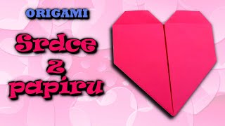 Origami srdce z papíru  jak vyrobit srdce z papíru [upl. by Wit782]