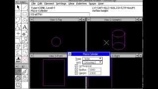 146 MicroStation v5 3D Controlling X Y Z Axis [upl. by Otilrac]