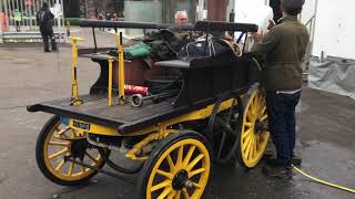 2018 11 4 1896c SALVESEN Steam car 2018 London to Brighton Run at Crawley [upl. by Barbie]