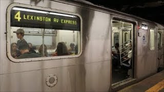 MTA New York City Subway Bronxbound R142 4 Train at the Borough Hall Subway Station [upl. by Thaddaus]