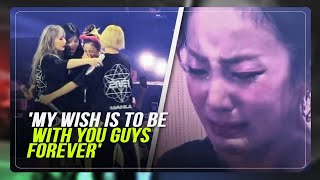 Sandara bursts into tears over birthday surprise at 2NE1 concert in Manila [upl. by Orsola]