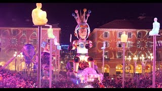 65 Karnawał w Nicei  Carnaval de Nice 2018  Lazurowe Wybrzeże [upl. by Ameen]