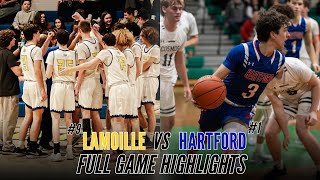 1 SEED HARTFORD VS 9 LAMOILLE BATTLE IN VERMONT QUARTERFINAL THRILLER MAJOR UPSET FULL RECAP [upl. by Ehrenberg]