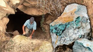 El COBRE Extracción en una MINA ABANDONADA y visita a las embocaduras de este antiguo yacimiento [upl. by Magel663]