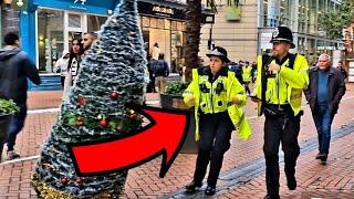 Christmas Tree Prank on Police Bushman Prank [upl. by Arvind]