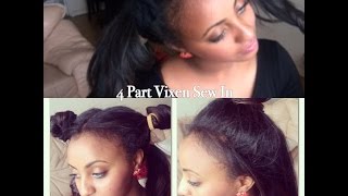 VERSATILE 4 Parts  Vixen Sew In Tutorial [upl. by Arakal]