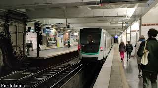 Terminus provisoire à Porte de Saint Cloud Paris metro ligne 9 [upl. by Anirrok516]