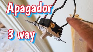 Como conectar los apagadores 3 way mantenimiento 3wayswitch electricidad [upl. by Barton]