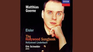 Eisler The Hollywood Songbook 1943  Über den Selbstmord [upl. by Eiro87]