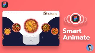 How to Animate in Figma  Figma Tutorial  Food web slider animation  Smart Animate Figma  2023 [upl. by Buskirk]