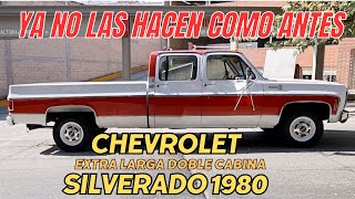 La Camioneta MÁS RARA y larga que vas a ver hoy  Chevrolet Silverado Doble Cabina Extra Larga 1980 [upl. by Affra589]