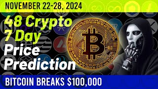 Nov 22 2024 BTC amp ALT Price Prediction  Bitcoin breaks 100000 ENG SUB [upl. by Windham370]