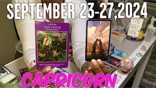 CAPRICORN♑️ YOUR LIFE CHANGES FOREVER September 23272024 Weekly tarot reading [upl. by Aeki]